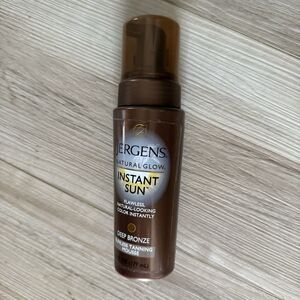 Jergens Natural Glow Instant Sun Sunless Tanning Mousse, Light Bronze, 6 oz New